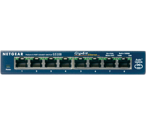 Netgear 8p GS108GE (8x10/100/1000Mbit) - 31231 - zdjęcie 3
